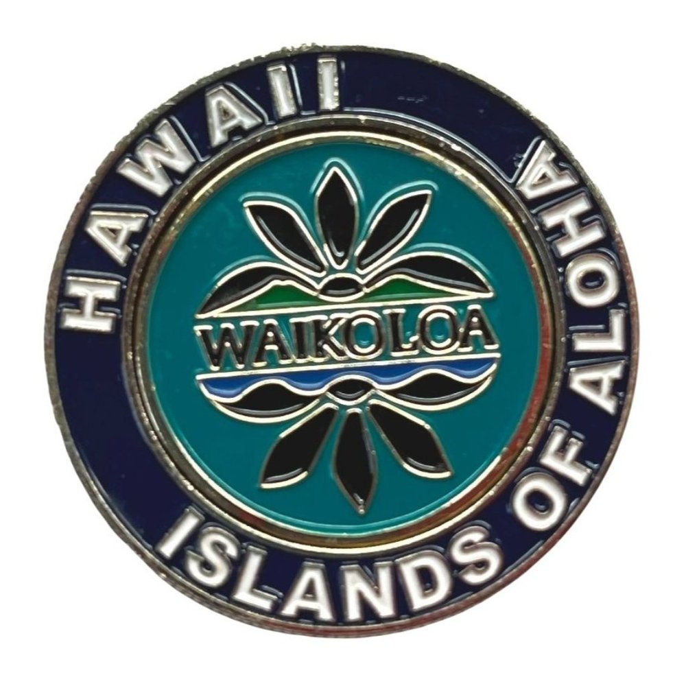 Vintage Hawaii Waikoloa Islands of Aloha Souvenir Token Coin 1.5"